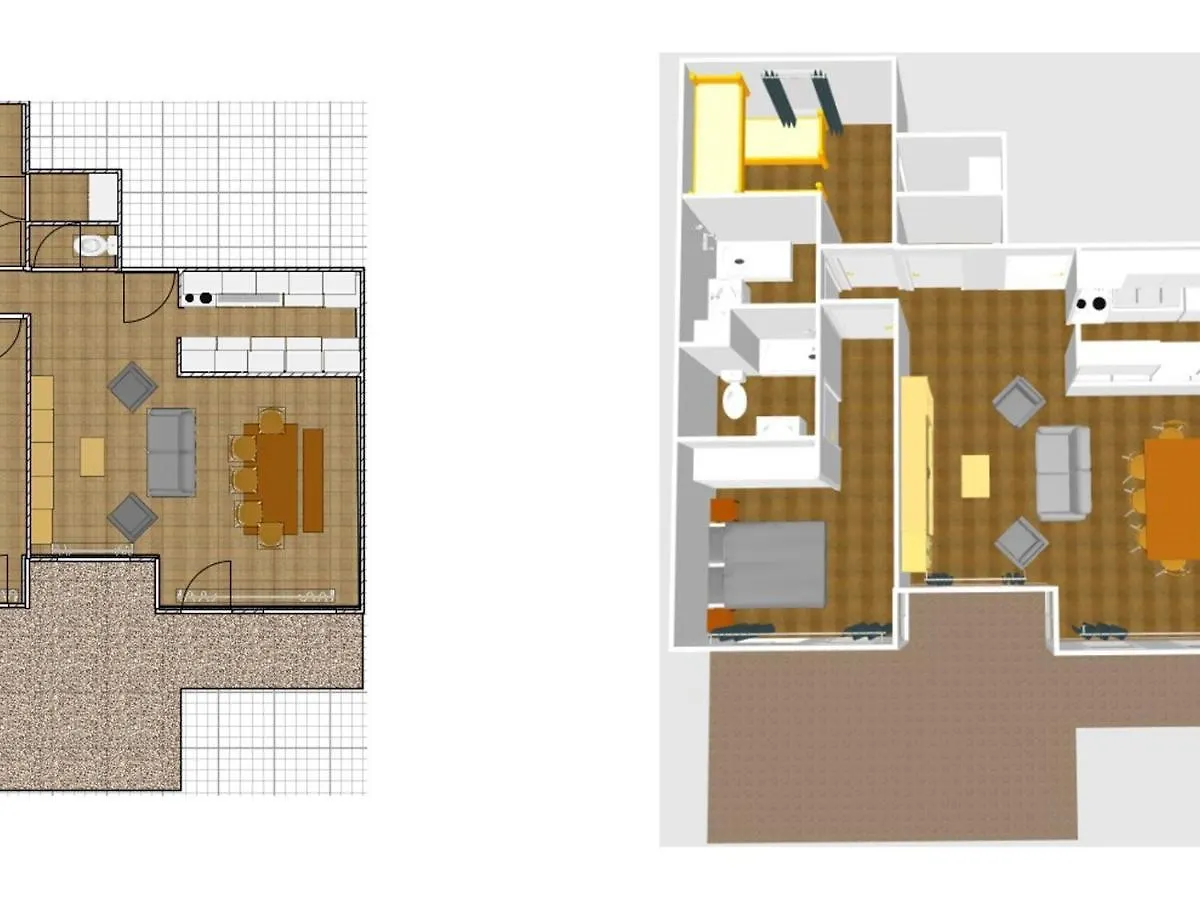 Appartement Haut De Gamme Avec Terrasse Et Acces Skis Aux Pieds A Val-D'Isere - Fr-1-694-206 Apartment