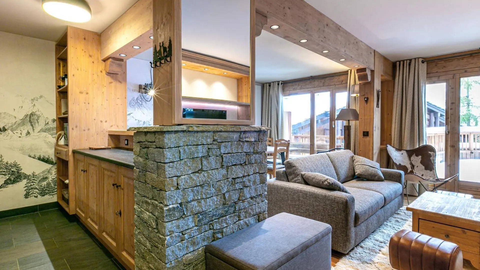 Appartement Haut De Gamme Avec Terrasse Et Acces Skis Aux Pieds A Val-D'Isere - Fr-1-694-206